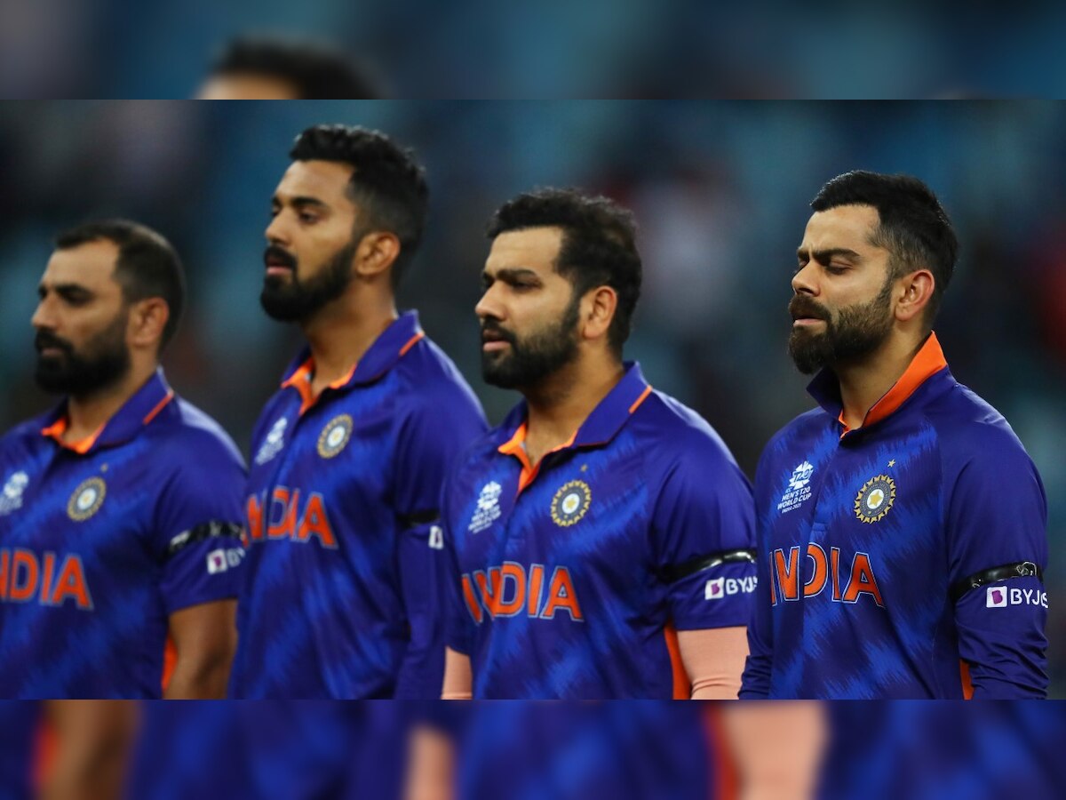 T20 World Cup 2021: Why Team India players are wearing black armbands against Namibia?