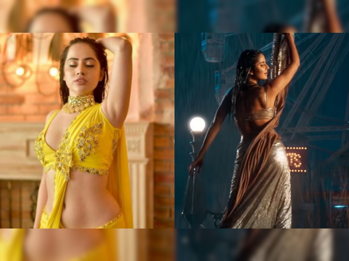 1200px x 900px - Urfi Javed tries to pull off Katrina Kaif's 'Tip Tip Barsa Paani' look in  sexy yellow saree, leaves fans drooling