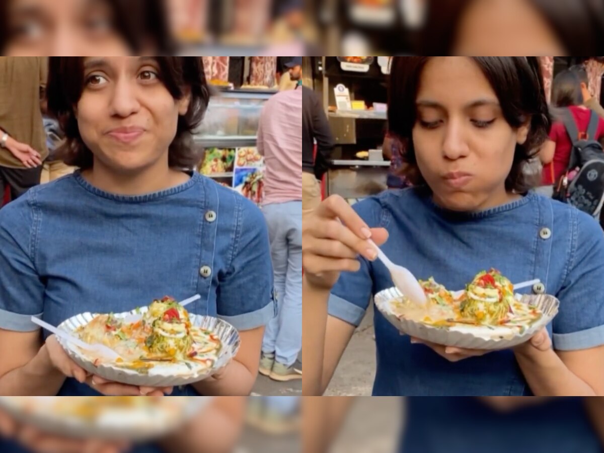 Food blogger tries Tikki chaat with this Bengali sweet, netizens cringe -  WATCH viral video