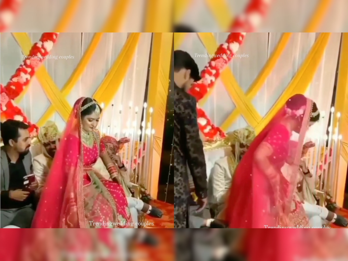 Bhabhi-Devar ki masti! Bride shocks guests by doing this at her wedding -  WATCH viral video