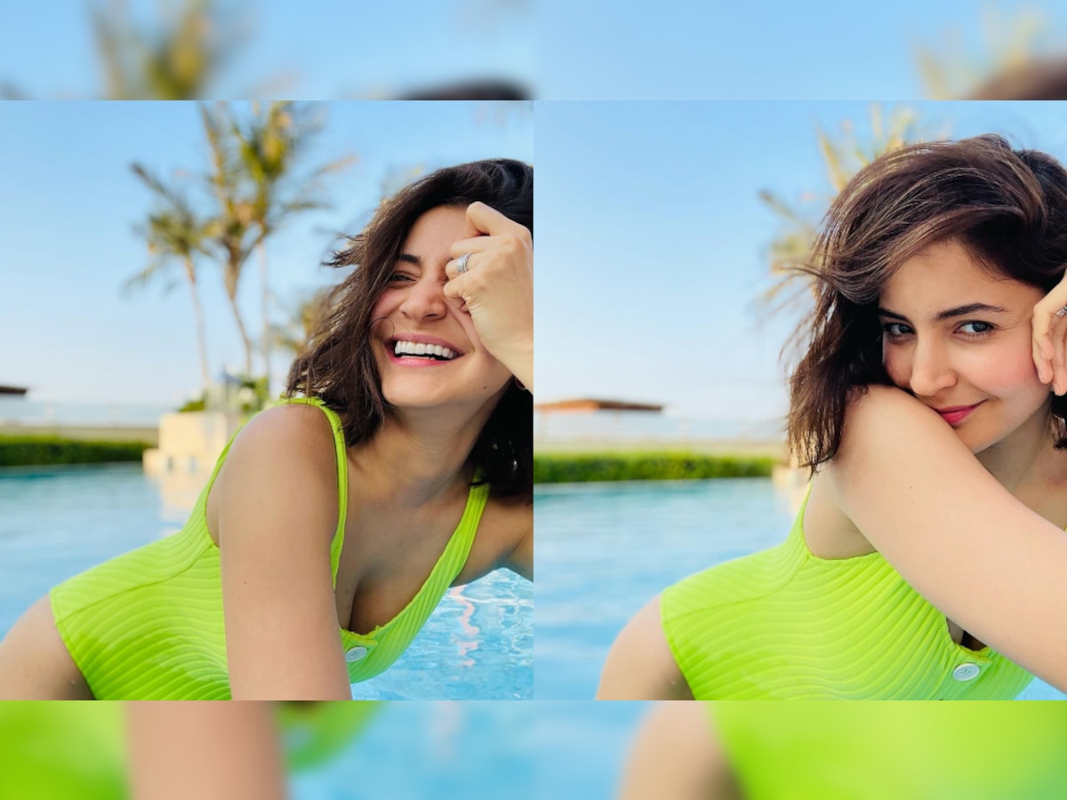 Anushka Sharma Blue Xxx - Anushka Sharma looks insanely HOT in neon green monokini, flaunts her  million-dollar smile