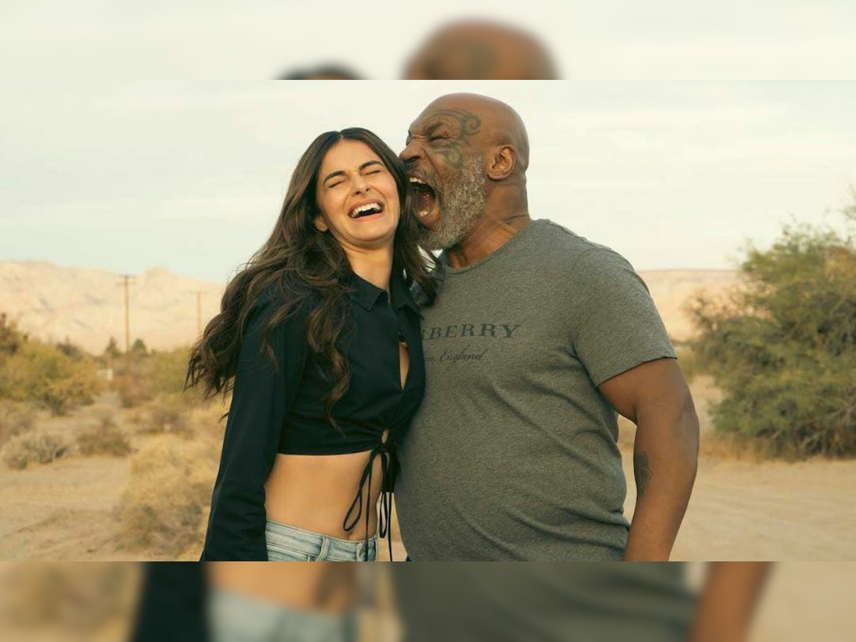 Ananya Panday and Mike Tyson recreate the infamous ‘Ear Bite’ on the sets of ‘Liger’