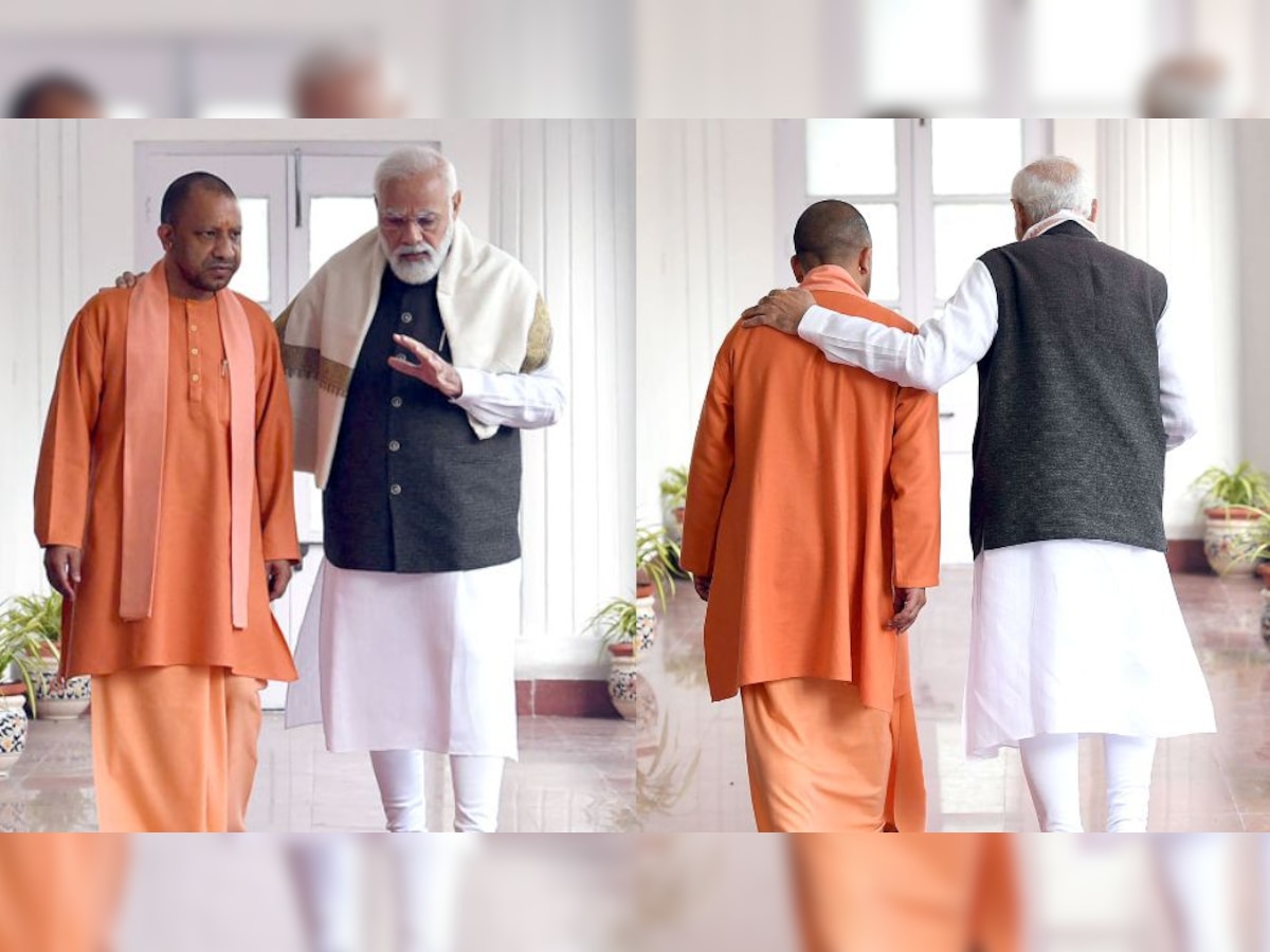 Backed by PM Modi: UP CM Yogi's photos with PM go viral, spark debates