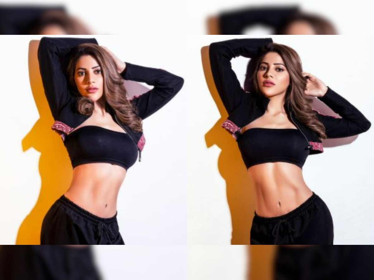 After ditching bra for photoshoot, Nikki Tamboli flaunts killer abs in sexy tube top