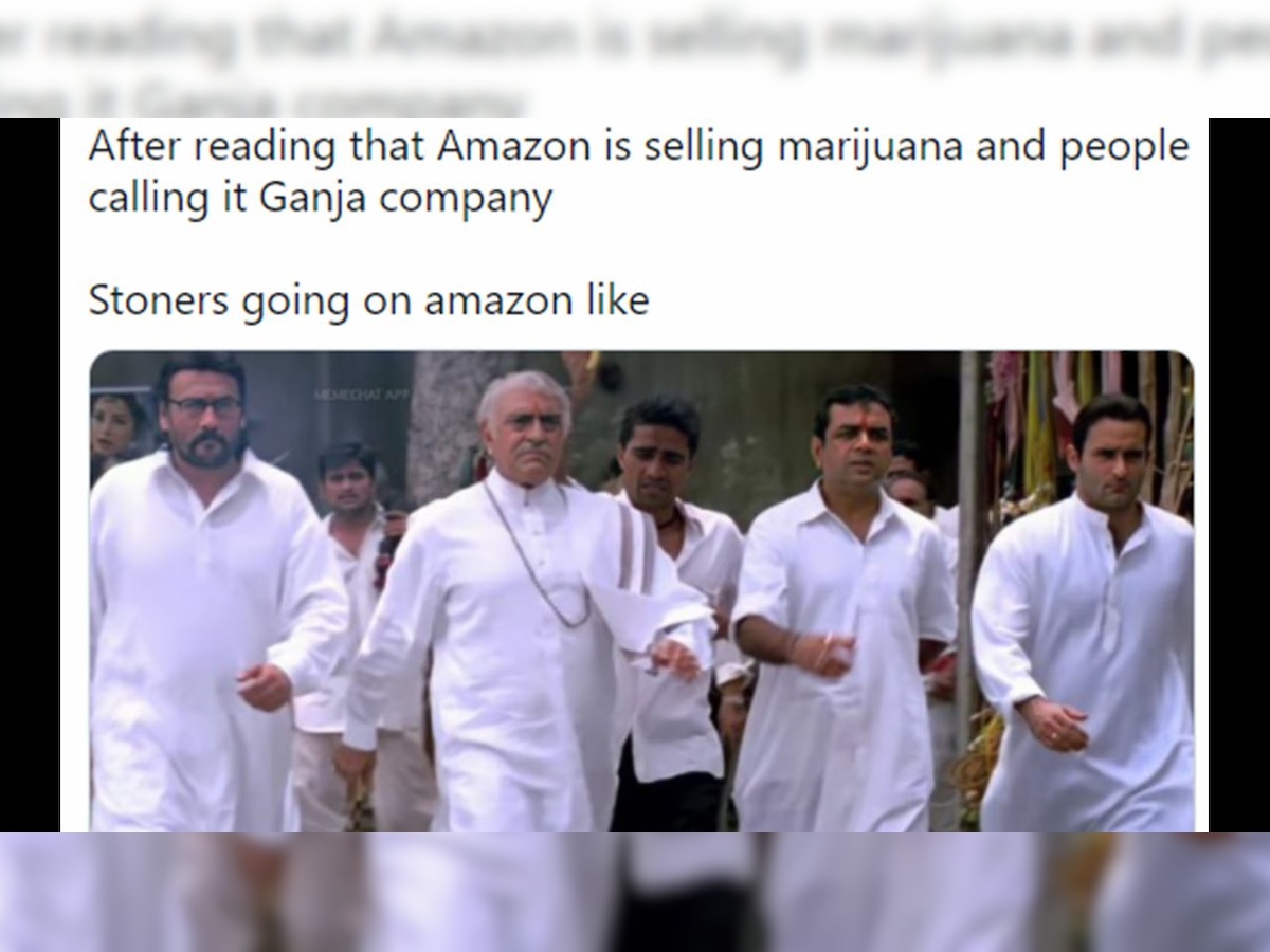 "Ganja company': Twitter flooded with memes over Amazon marijuana scandal