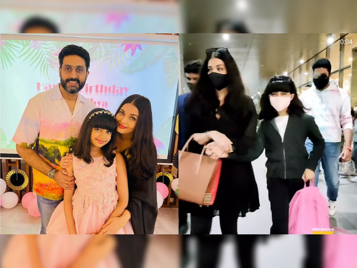 Aishwarya Rai, Aaradhya Bachchan and Sara Ali Khan return from