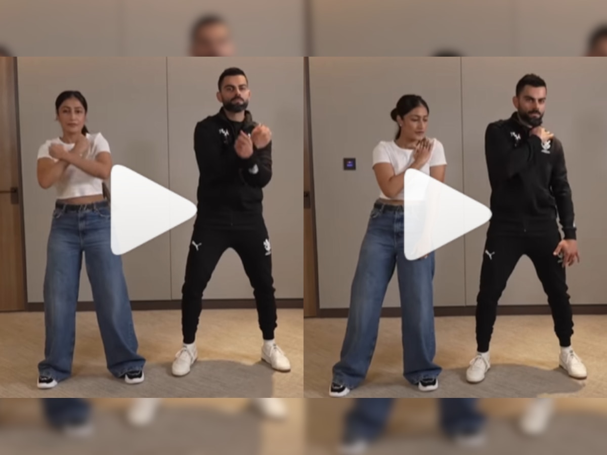 Yuzvendra Chahal's wife Dhanashree Verma teaches Virat Kohli to dance, video goes VIRAL