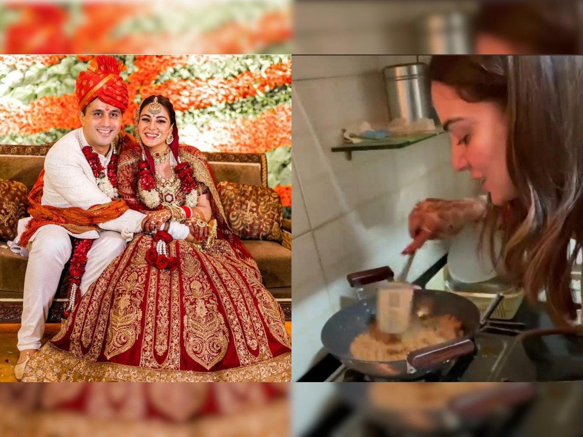 'Kundali Bhagya' actress Shraddha Arya cooks halwa as part of post-wedding rituals