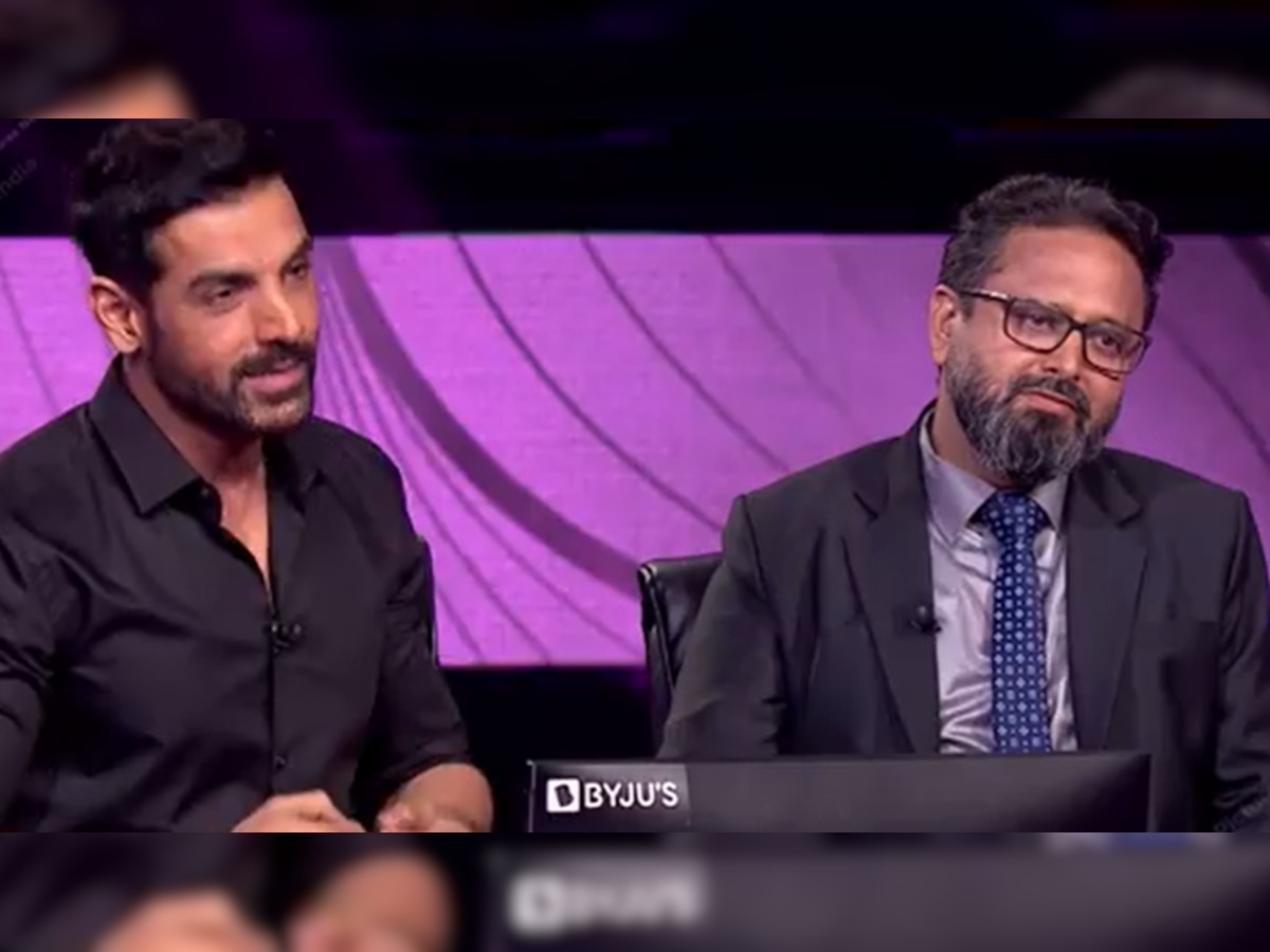 ‘kbc 13 Can You Answer This Question About Dr Rajendra Prasad That Helped John Abraham Win Rs 