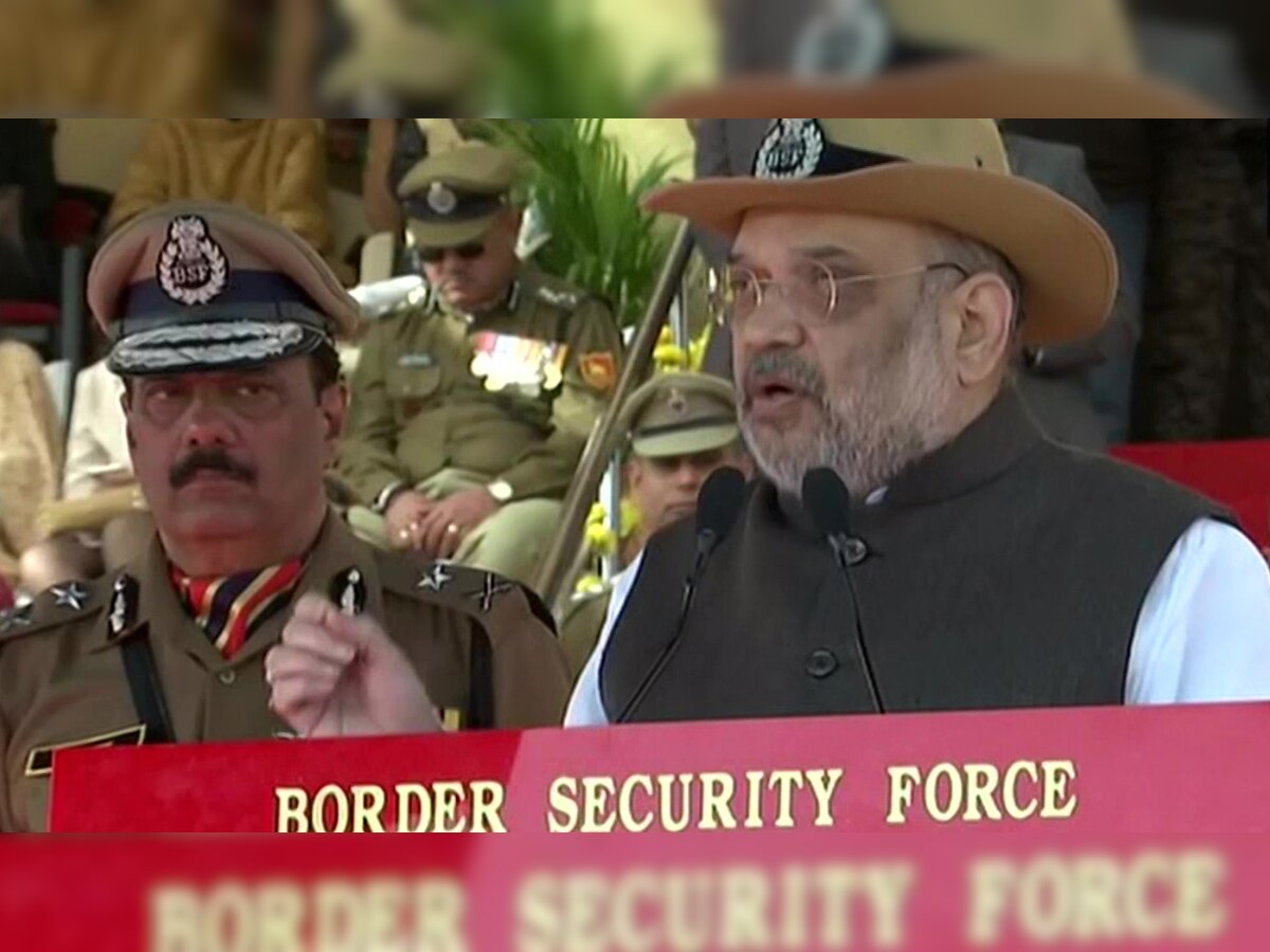 Amit Shah distributes health cards to BSF jawans in Jaisalmer, access to free treatment across nation