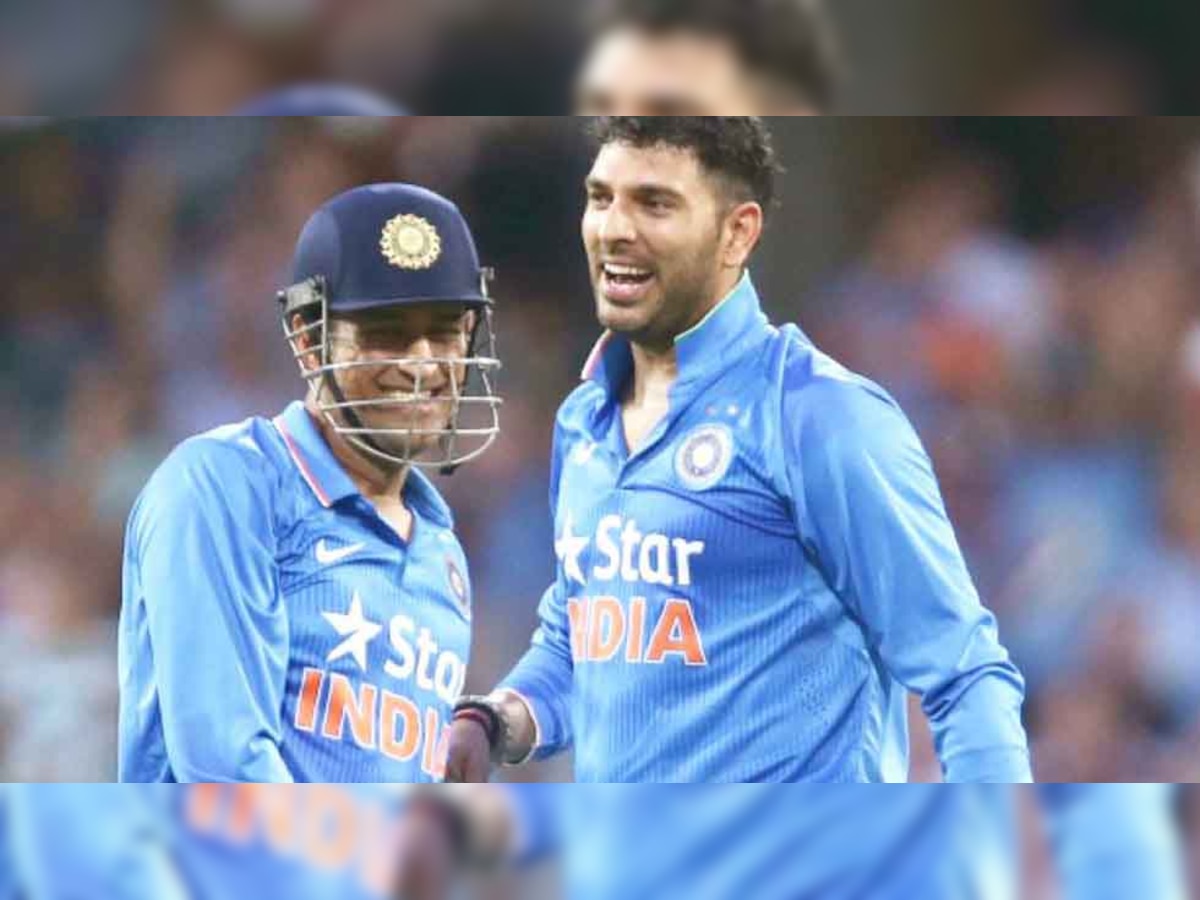 MS Dhoni meets former teammate Yuvraj Singh - WATCH viral video here