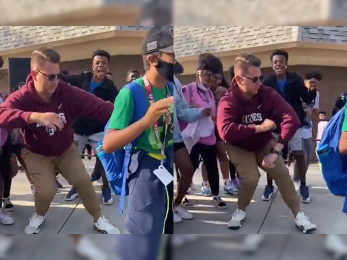 School teacher shows off impressive dance moves in viral video, leaves netizens wanting more- WATCH