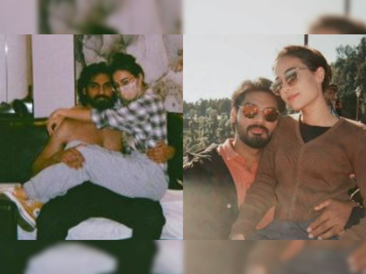 Ahan Shetty’s girlfriend Tania Shroff shares romantic post posing on his lap, Suniel Shetty reacts