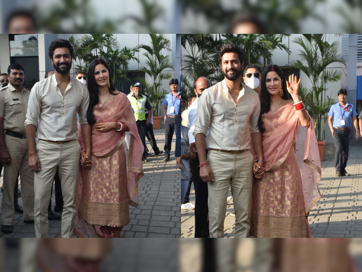 VIRAL! Vicky Kaushal, Katrina Kaif make first public appearance after wedding