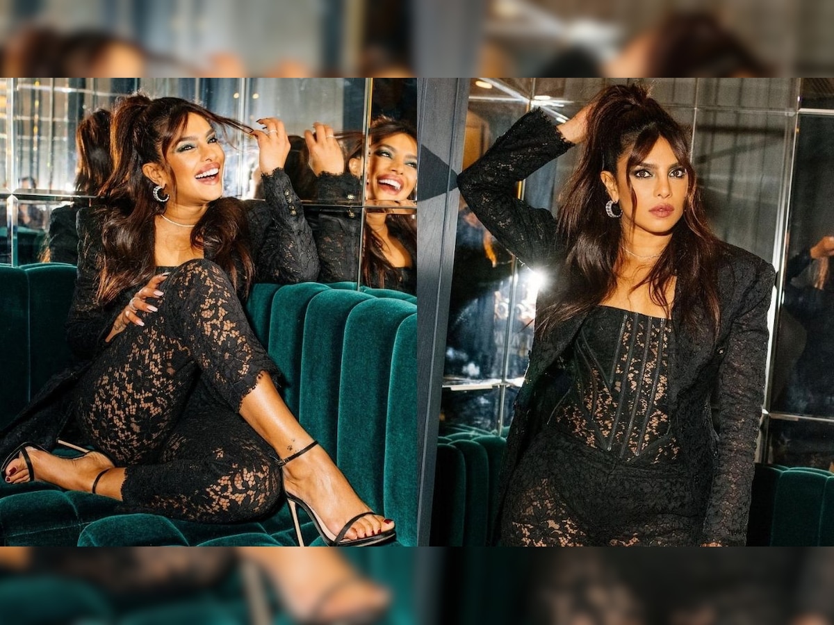 Priyanka Chopra Ki Sexy Video - Priyanka Chopra ups the oomph in black corset, shares bold pictures