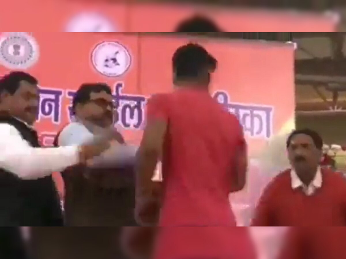 VIRAL: WFI President Brij Bhushan Sharan Singh defends himself after slapping young wrestler