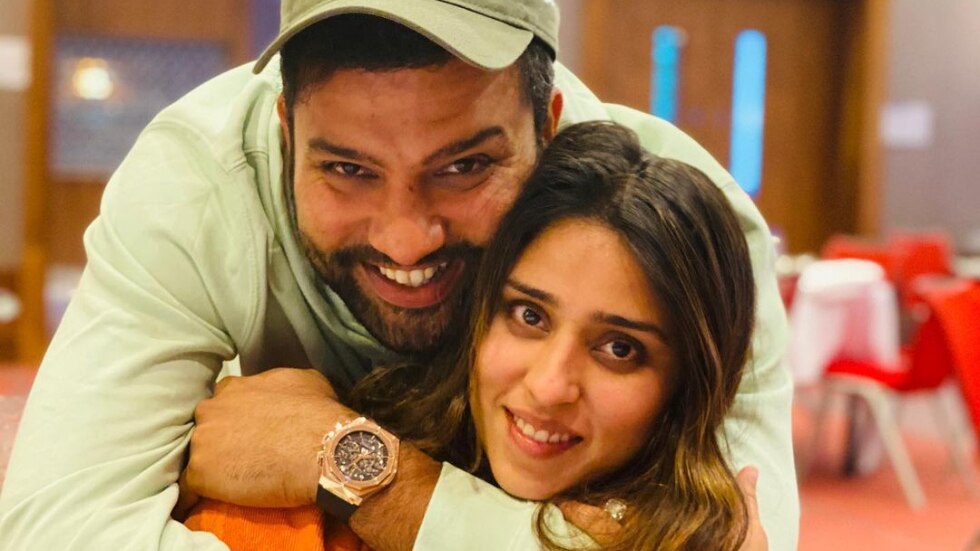 Indias white-ball skipper Rohit Sharma wishes very attractive wife Ritika Sajdeh on her birthday