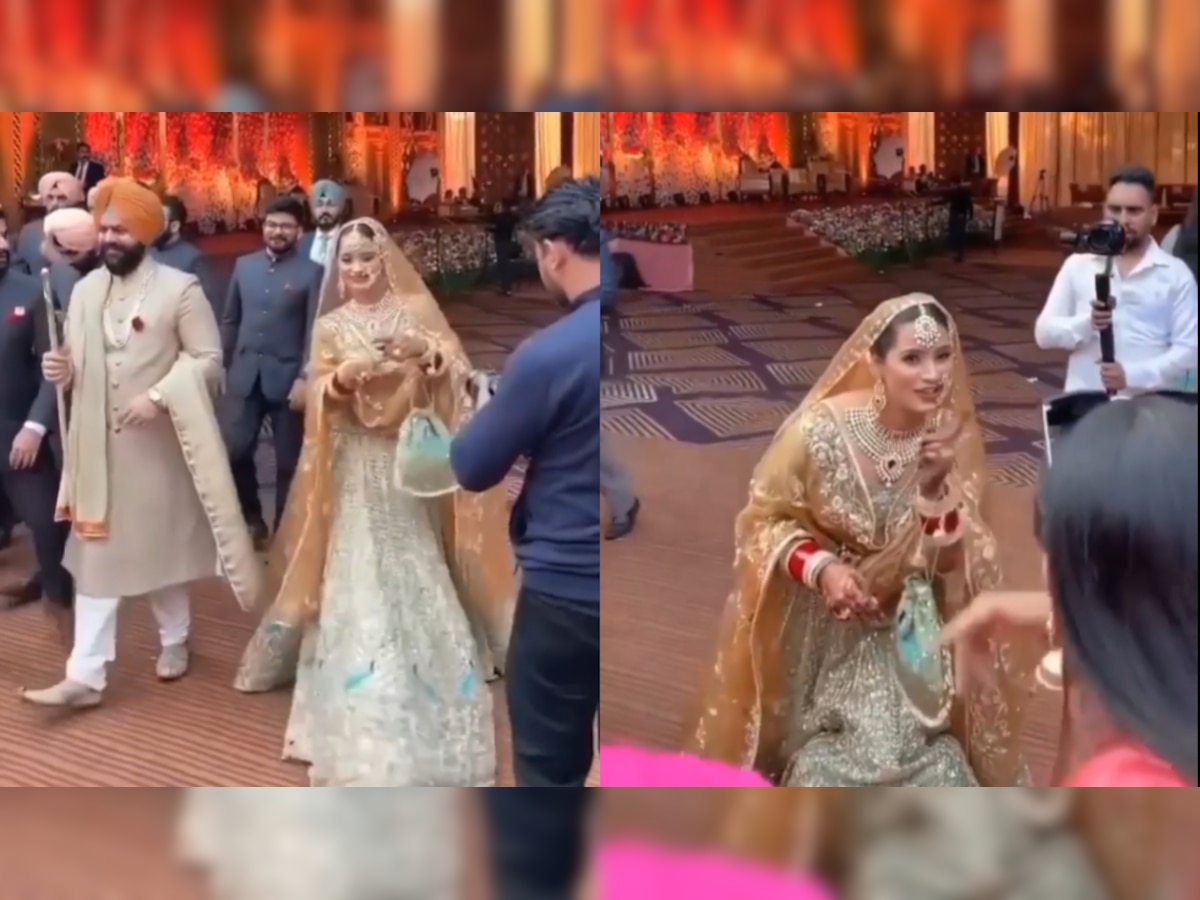 Bride and groom dance on peppy Punjabi song during wedding - WATCH viral video