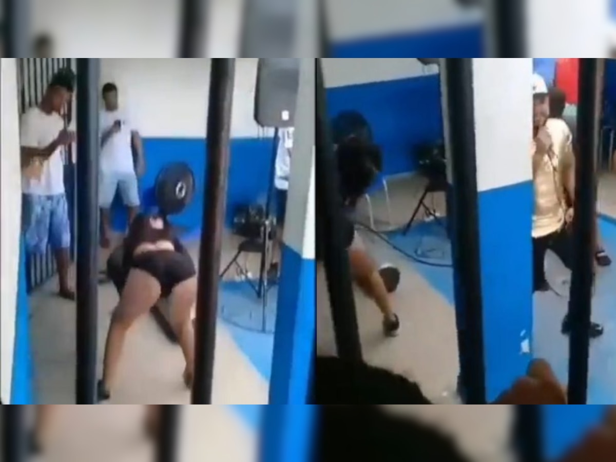 Leaked video of female dancers at Christmas party inside jail goes viral -  WATCH