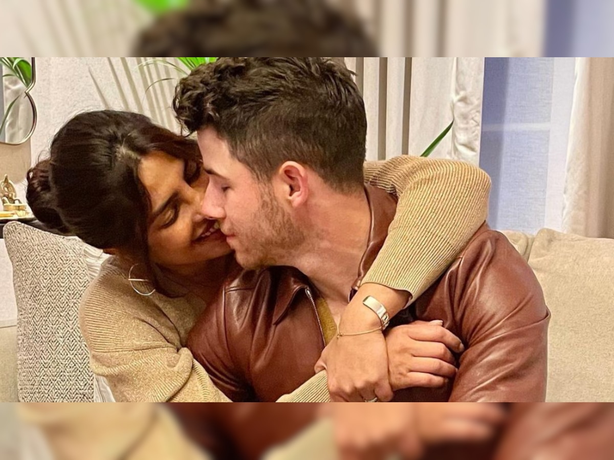 Priyanka Chopra gives husband Nick Jonas 'forever New Years kiss' as they welcome 2022 - Photo inside