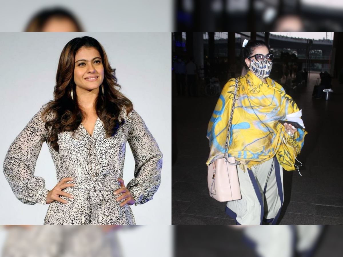 ‘Washroom jana hoga’: Kajol gets brutally trolled for her bizarre walk at airport- WATCH