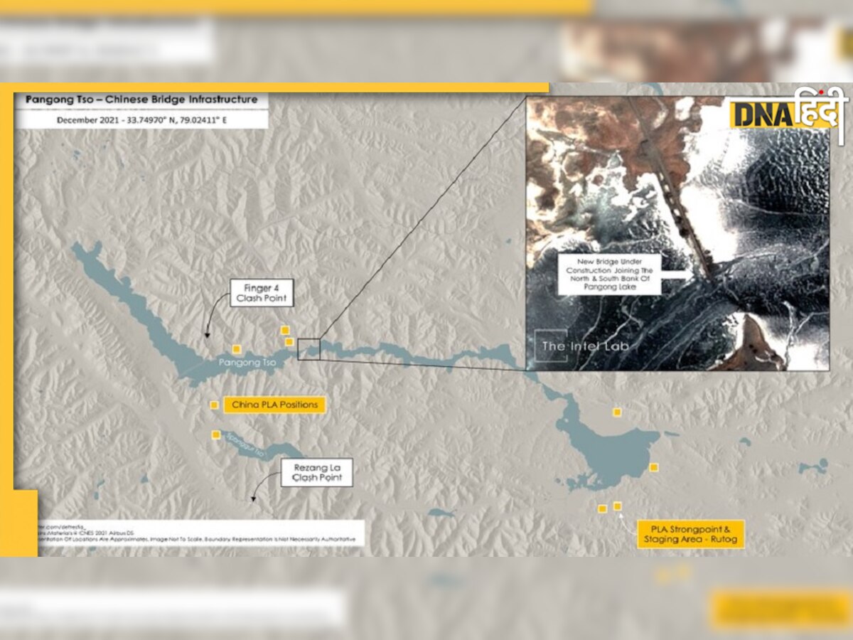 China की एक और चालाकी, रणनीतिक रूप से महत्वपूर्ण Pangong Lake पर बनाया पुल