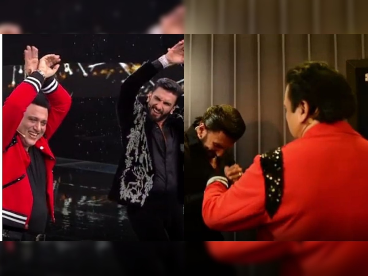 Ranveer Singh breaks down in tears before his idol Govinda- Watch