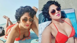 Kavita Kaushik looks insanely hot in red bikini, shares jaw-dropping pics on Instagram