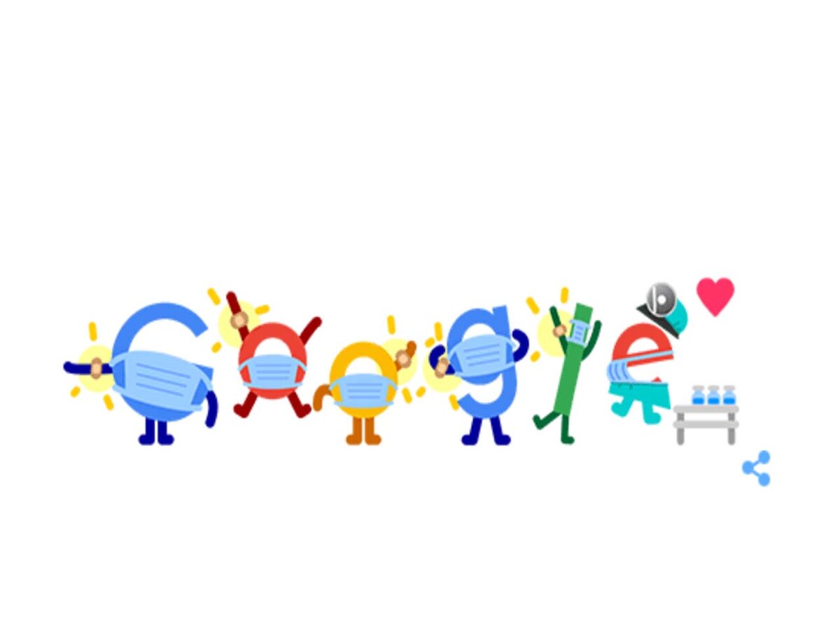 Google Doodle reiterates the need to wear masks and get vaccinated