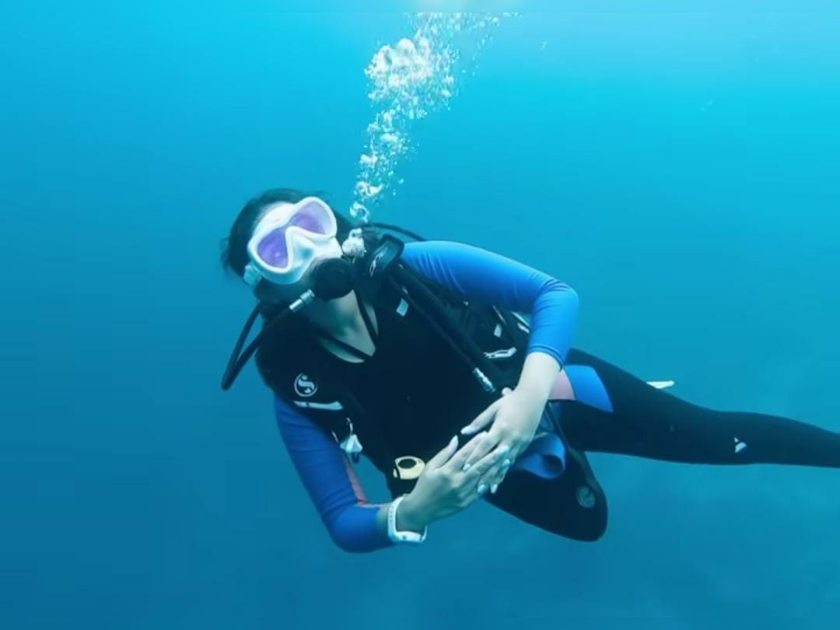 Parineeti Chopra goes scuba diving, fans ask ‘paani garam hai kya?’