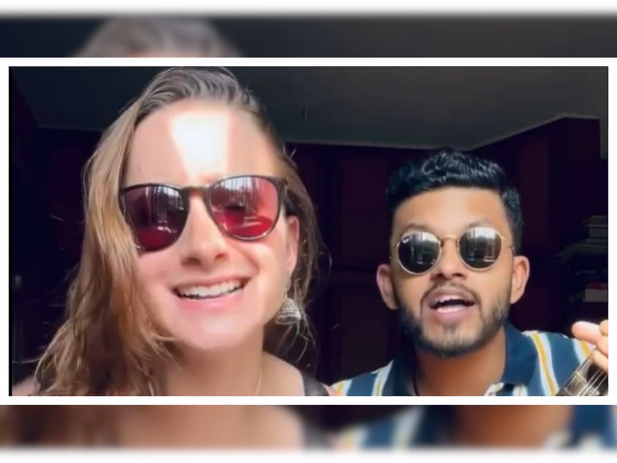 Indo-French couple sings Kishore Kumar song and netizens are all hearts -  WATCH viral video