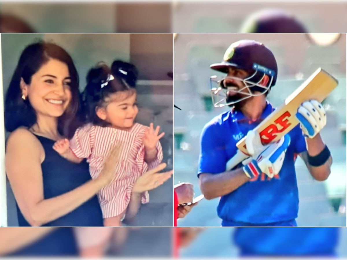 IND vs SA: Anushka Sharma, Vamika all smiles as Virat Kohli reaches 50, see viral pics