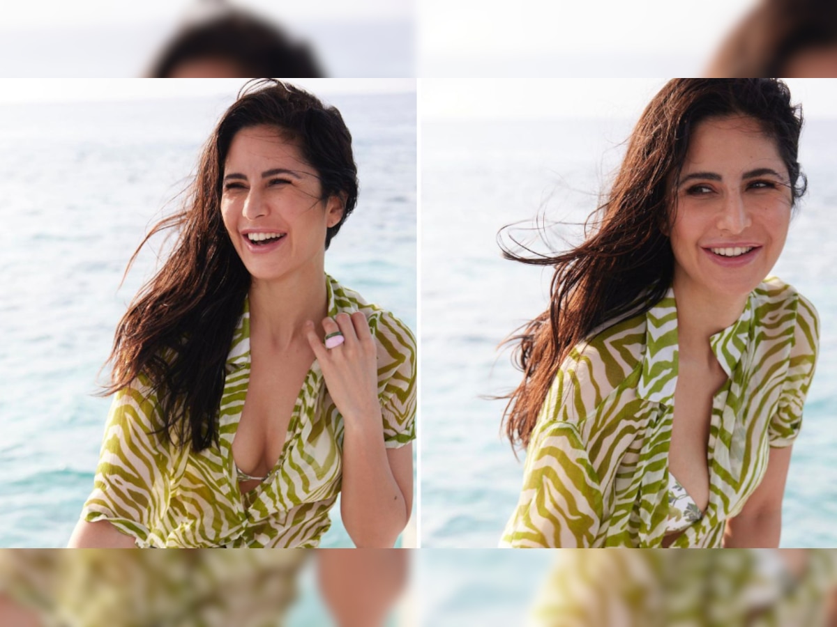 Katrina Kaif sets internet ablaze in printed beachwear, stunning photos go VIRAL