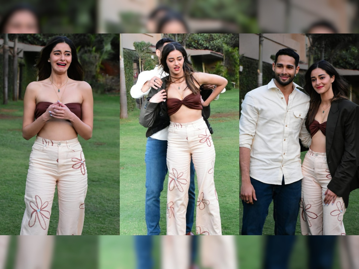 WATCH! Siddhant Chaurvedi lends freezing Ananya Panday his blazer during  'Gehraiyaan' promotions, wins the internet