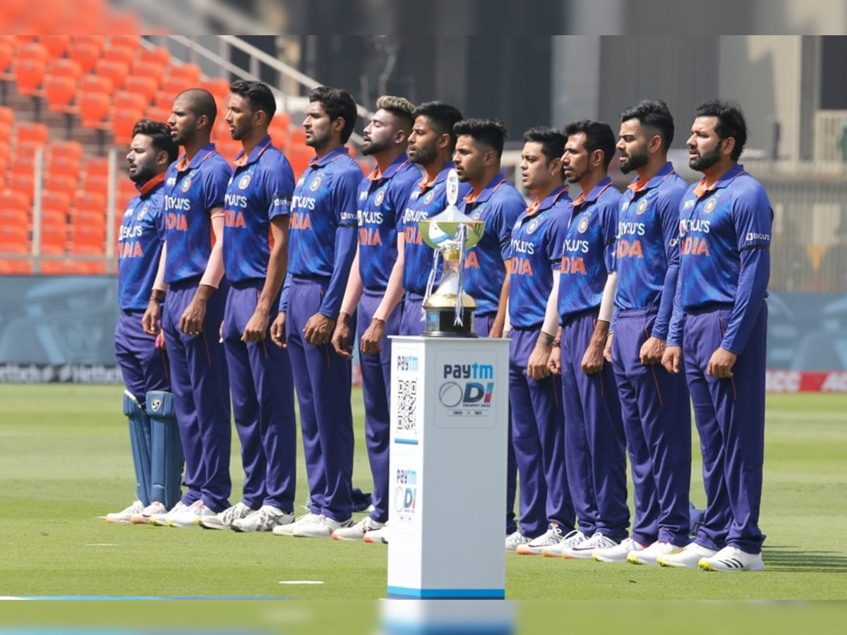 Watch: Team India players' gesture for Lata Mangeshkar in 1st ODI versus West Indies