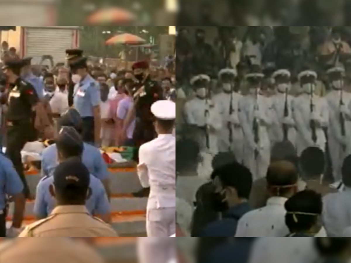 Lata Mangeshkar death: Legendary singer receives full State Honours in funeral – WATCH