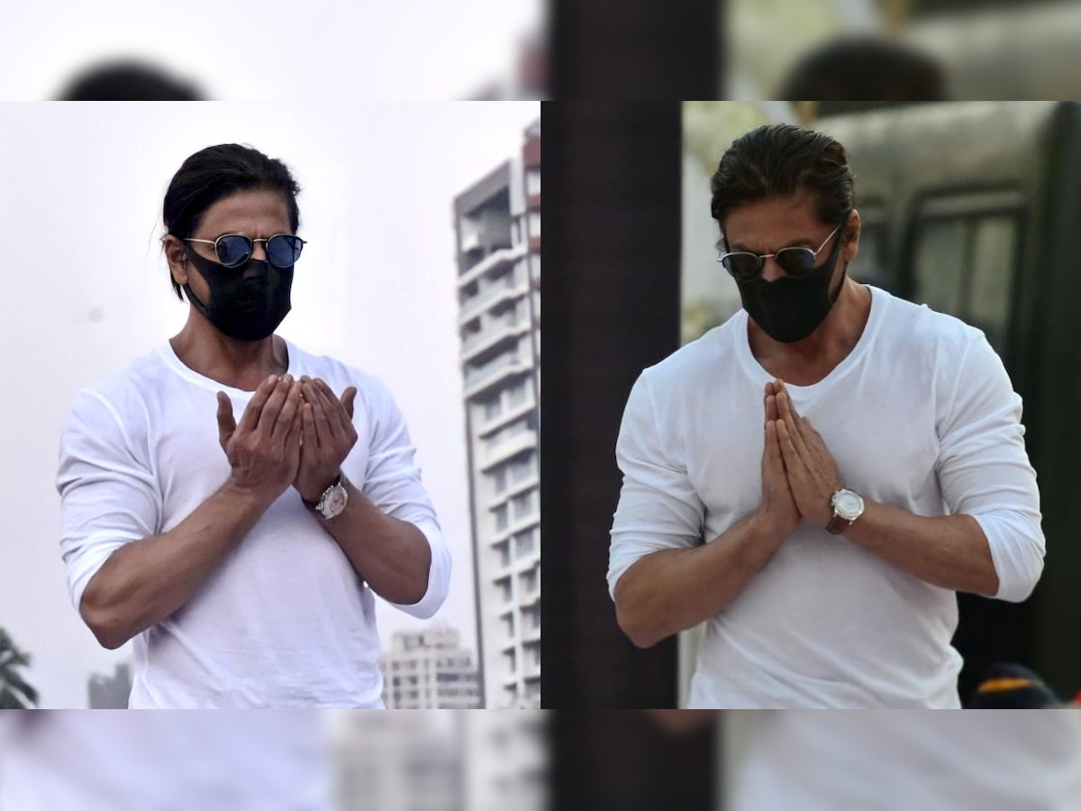 'Pic of the day': Internet reacts to Shah Rukh Khan offering prayer at Lata Mangeshkar's funeral