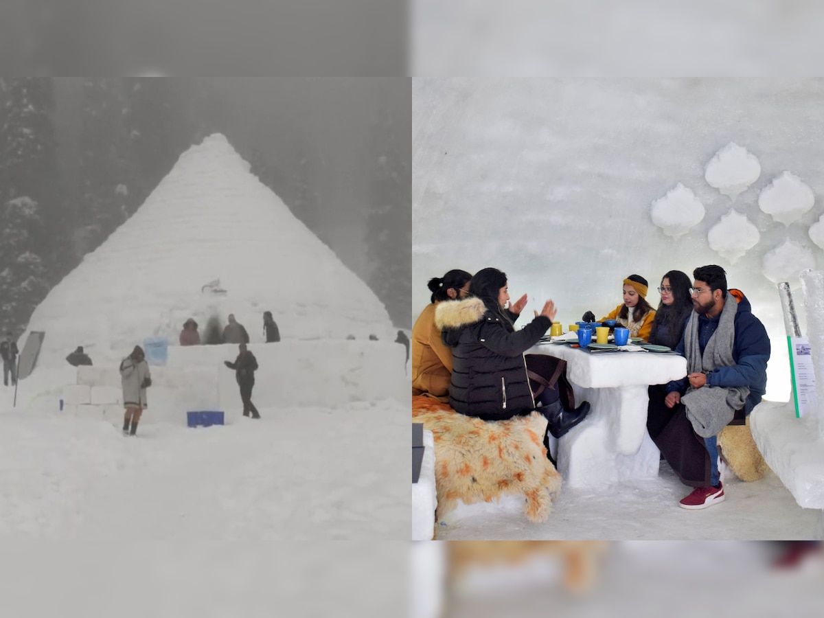 VIRAL: Gulmarg enters 'Guinness World Records' for world's largest igloo restaurant