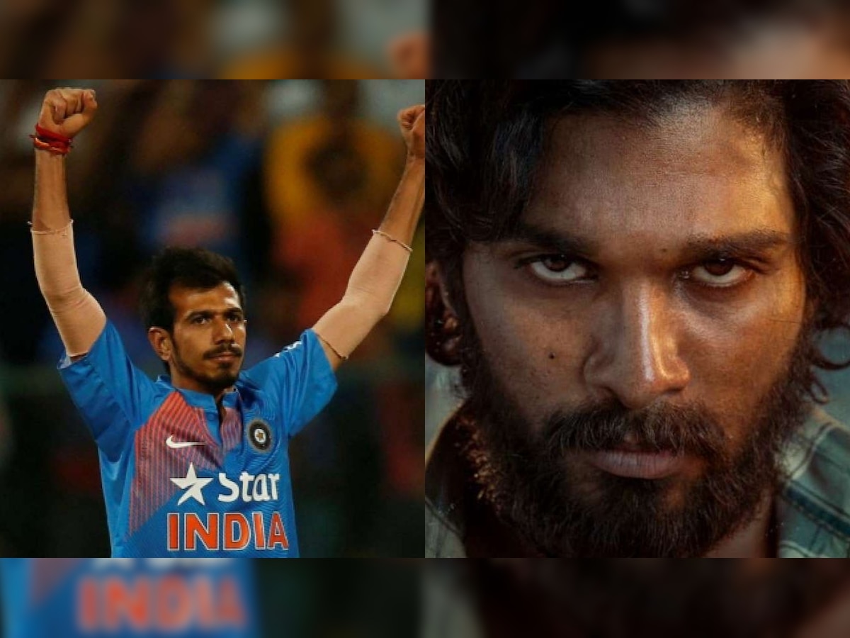 After Virat Kohli, Yuzvendra Chahal gets into Allu Arjun's shoes, enacts Pushparaj's iconic punchline