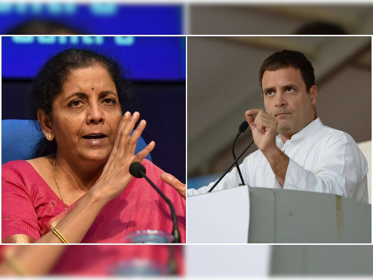 'What is this poverty?' asks FM Sitharaman, mocking Rahul Gandhi's 2013 remark on his 'state of mind'