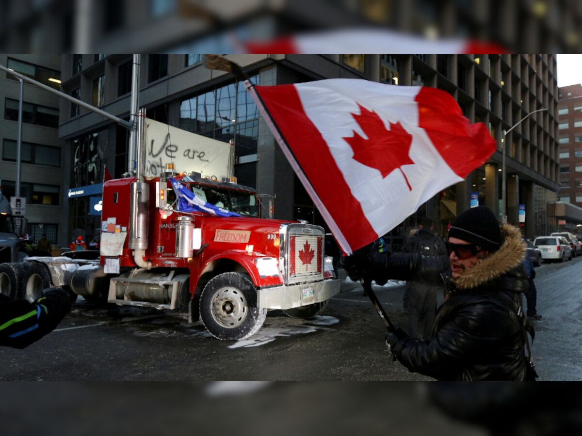 Canada's Ontario declares state of emergency as truckers continue to protest Covid-19 mandates