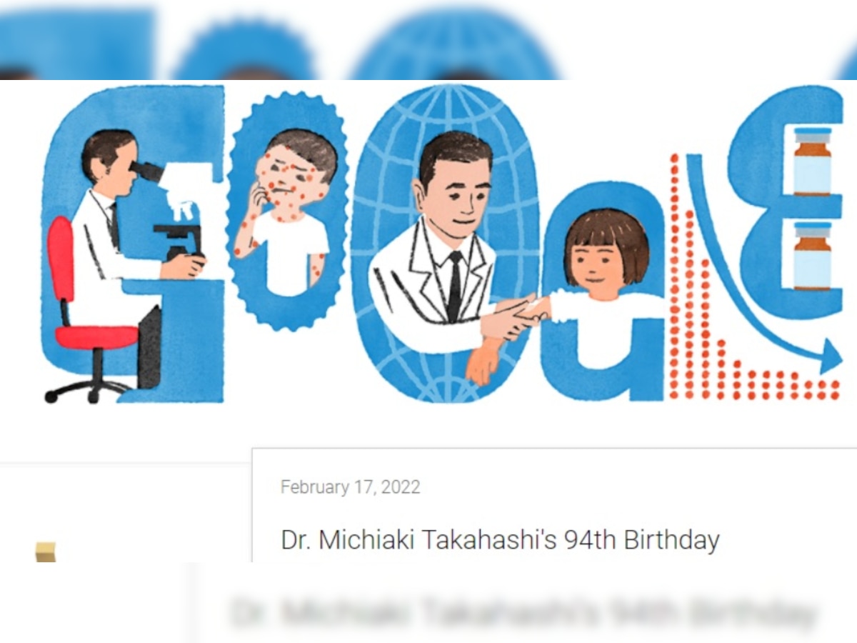 Google Doodle celebrates chickenpox vaccine pioneer Dr Michiaki Takahashi's birth anniversary