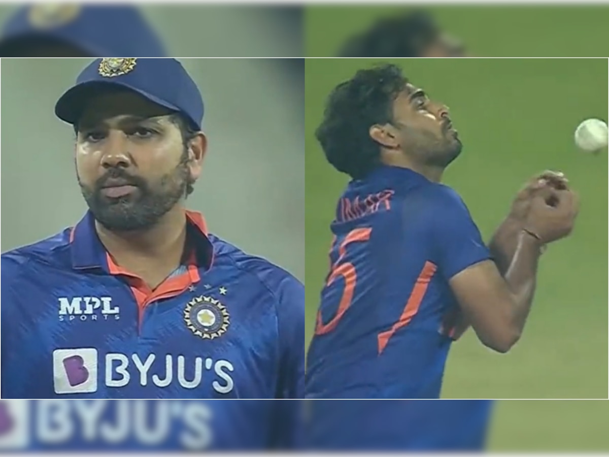 Rohit Sharma's angry reaction goes viral after Bhuvneshwar Kumar drops crucial catch - WATCH video