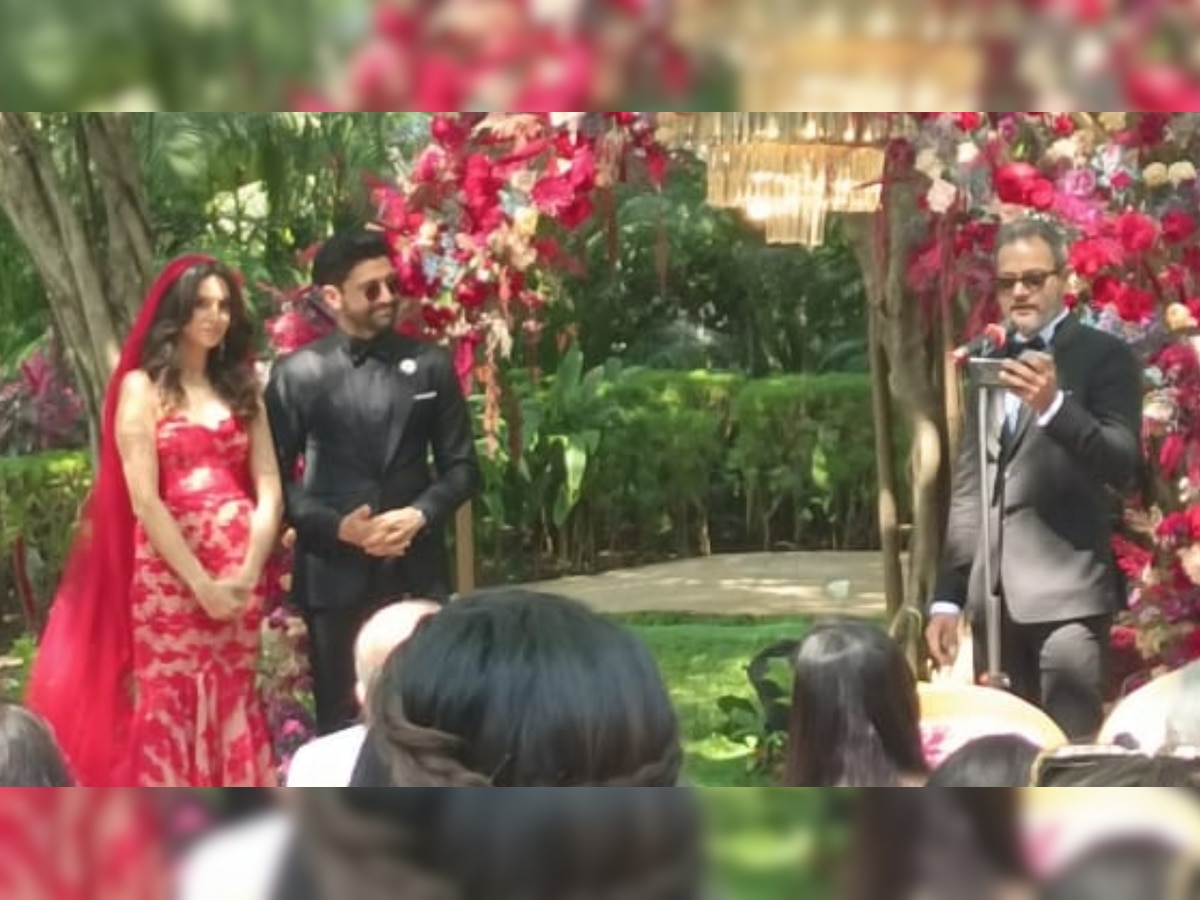 Farhan Akhtar-Shibani Dandekar wedding: FIRST PHOTOS of bride and groom out 