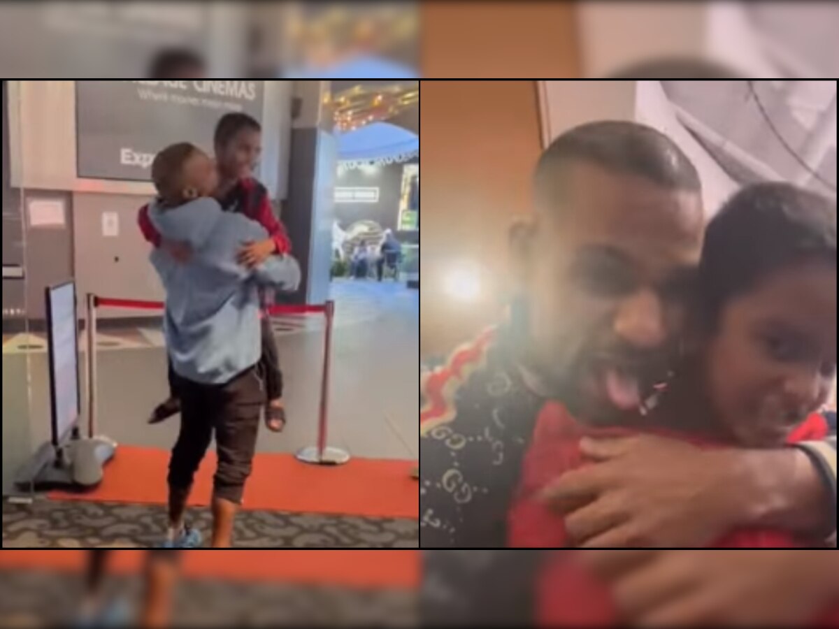 'Uske saath khelna, usko gale lagaana': Shikhar Dhawan meets son Zoravar after 2 years, shares emotional video - WATCH