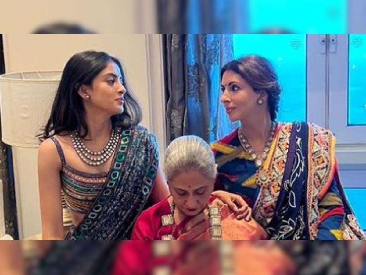 Navya Naveli Nanda poses with Shweta and Jaya Bachchan in new viral pic- See