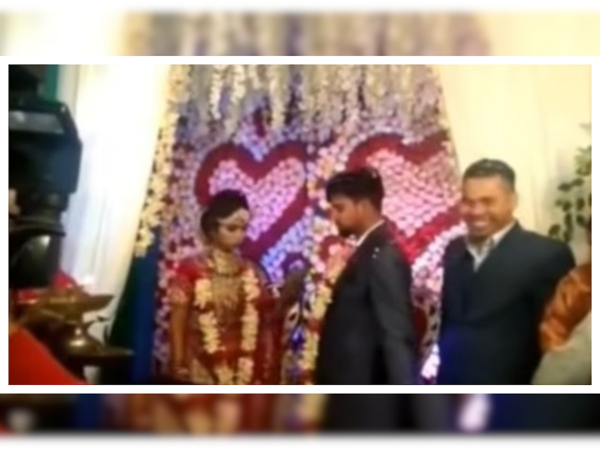 Netizens amused as angry bride throws away barfi fed by groom – WATCH viral video