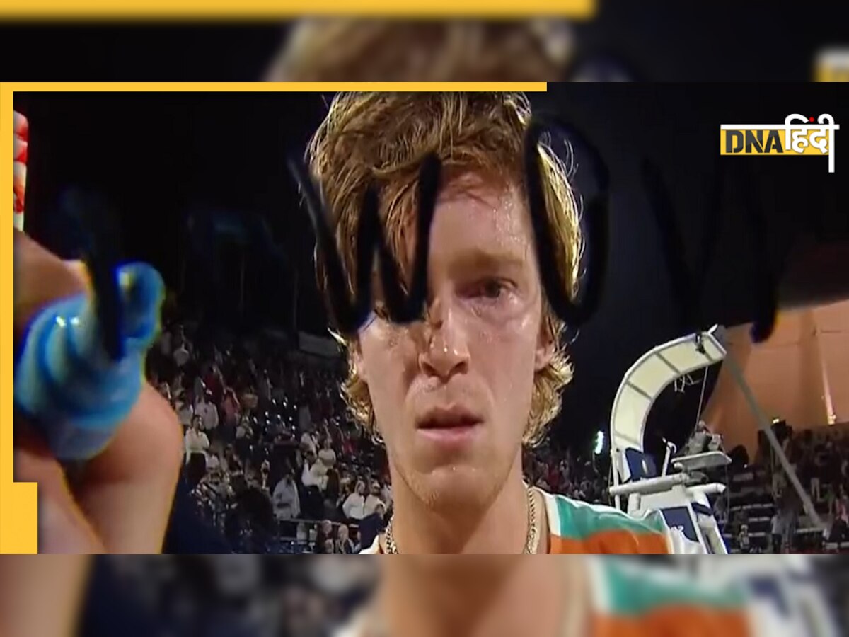 सेमीफाइनल में जीत के बाद रूस के टेनिस स्टार Andrey Rublev का संदेश-'नो वॉर प्लीज'