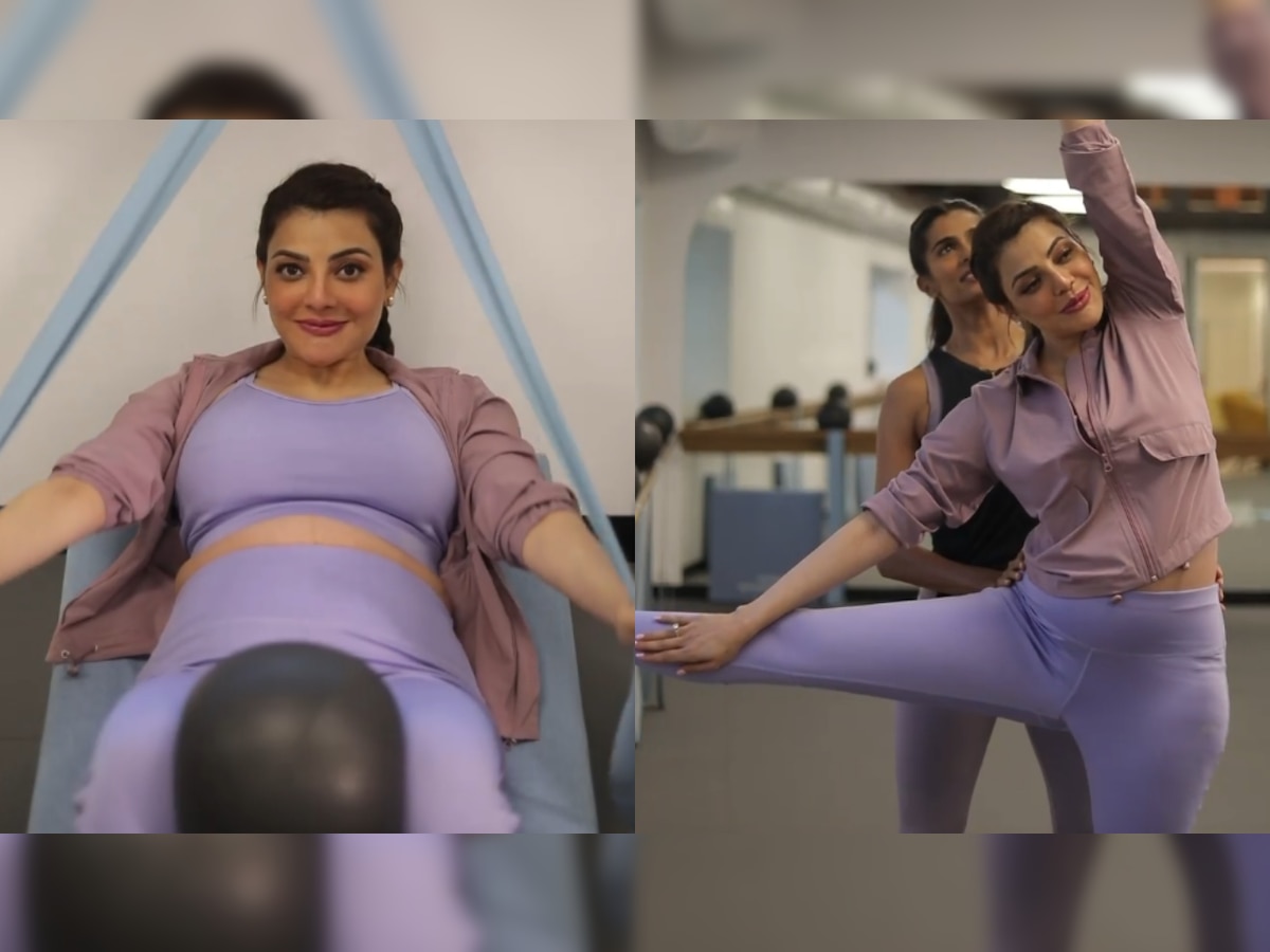 America Kajal Sexy Videos - Mom-to-be Kajal Aggarwal shares fitness journey, says 'pregnancy is a  different ball game'