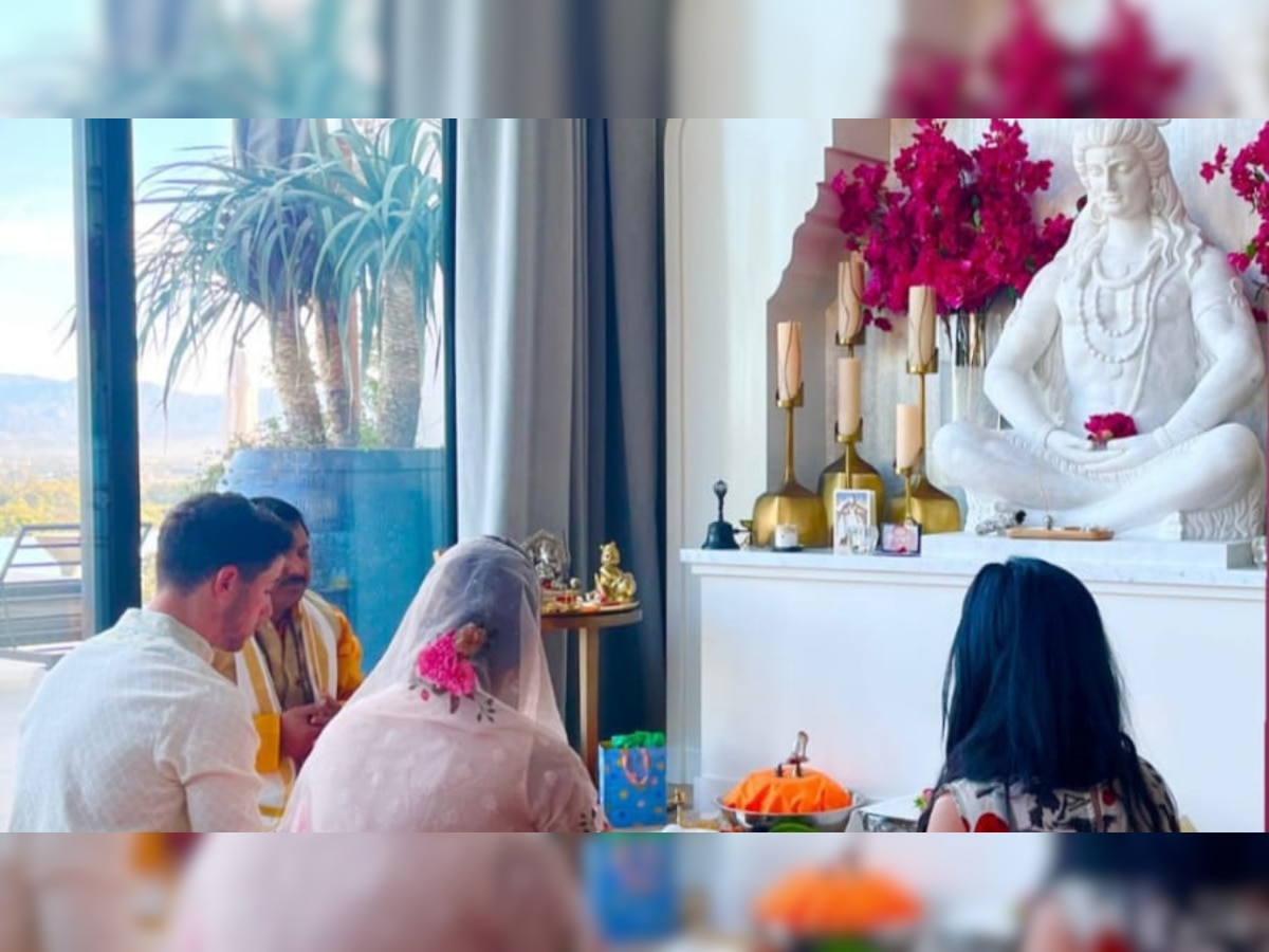 Priyanka Chopra-Nick Jonas celebrate Maha Shivratri 2022, perform puja at Los Angeles home